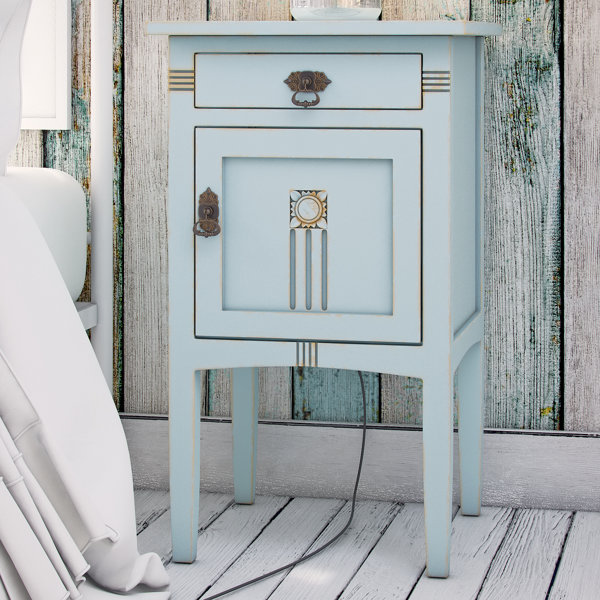 August Grove Corrie 1 Drawer Nightstand & Reviews Wayfair.ca